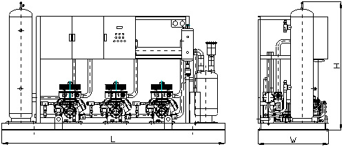 Air-cooled Semi-hermetic Compressor Rack (-5~5℃)