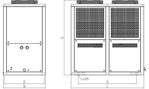 Bitzer Air-Cooled Low Temperature Condensing Unit (-20~-15℃)