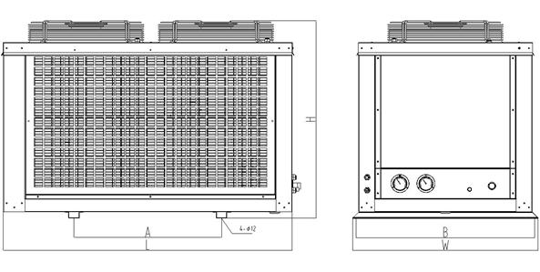 Air-Cooled GEA Bock Low Temperature Compressor Unit (-10~5℃)