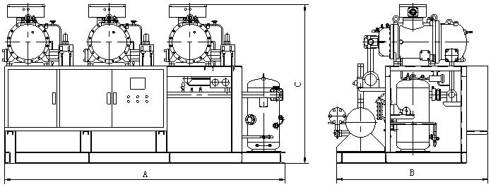 HANBELL Parallel Screw Compressors Condensing Unit (-5~5℃)
