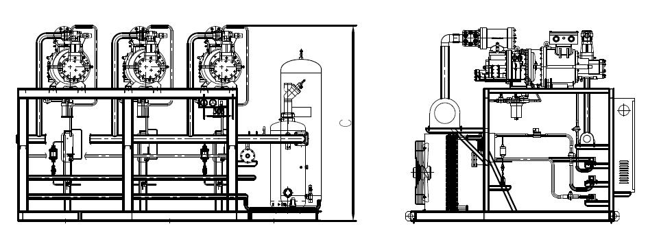 Two Stage Air Cooled Screw Condensing Unit – No 1 Refrigeration Unit (-50~-30℃)