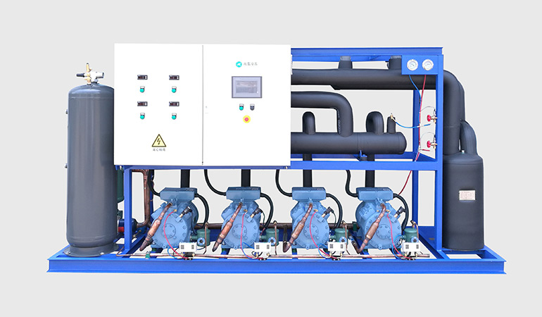 Air Cooled Semi-hermetic Compressor Rack Compatible to Low Temperature Refrigeration (-30~-15℃)